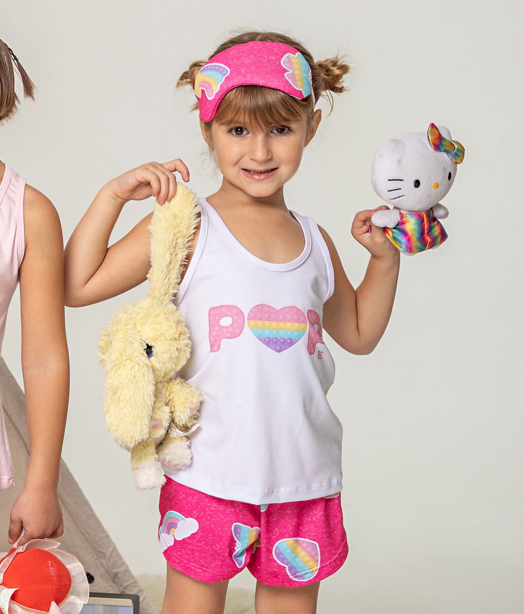 Pijama Infantil POP SS - Bianca Secreta