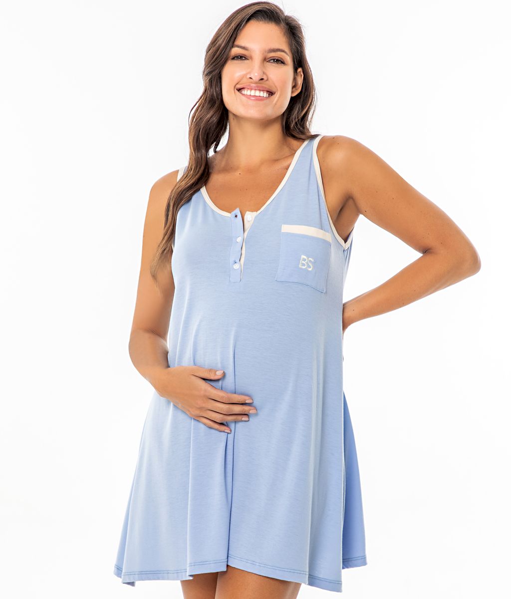 Camisola INDIANA Plus Size MOM - Bianca Secreta